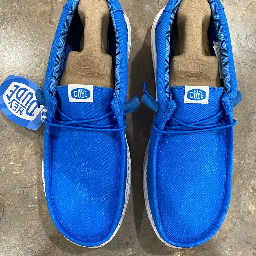 Hey Dude Blue Loafers & Slip-Ons